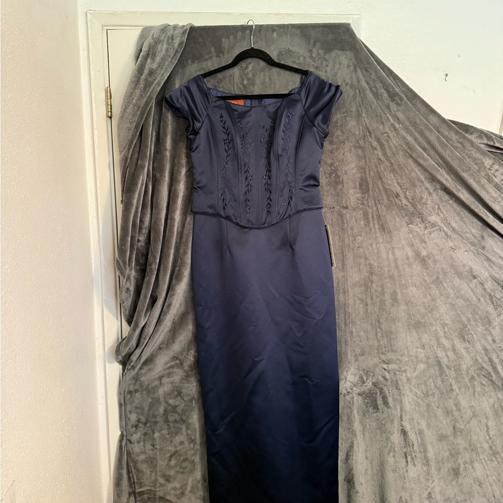 Milano Deep Blue Maxi Dress